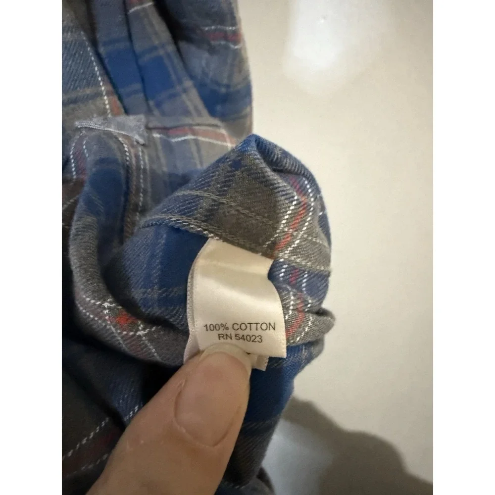 Banana Republic‎ Plaid Long Sleeve Button Up Med Weight Shirt Men Size M